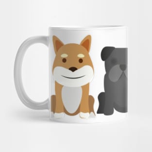 A group of dogs Mug